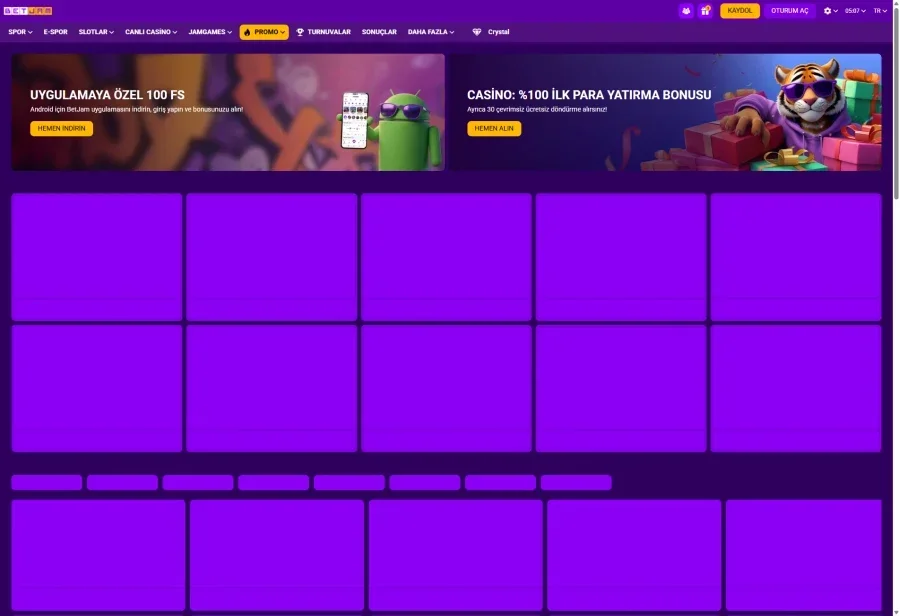 BetJam ekran görüntüsü